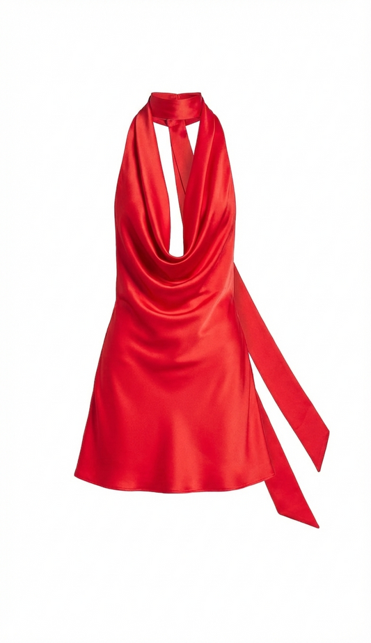 The Scarlet Scarf Dress