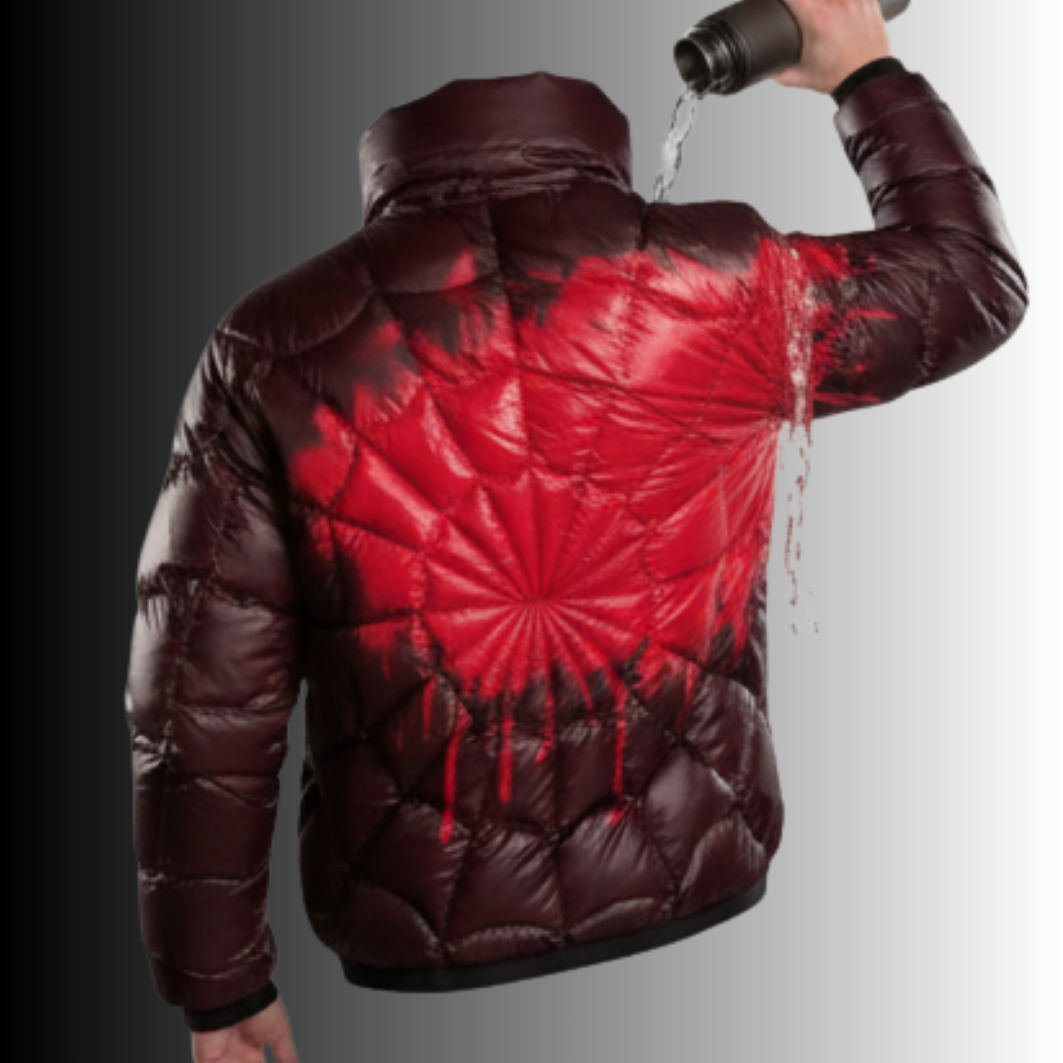 "Hydro-Haze" Burgundy Reaction Puffer