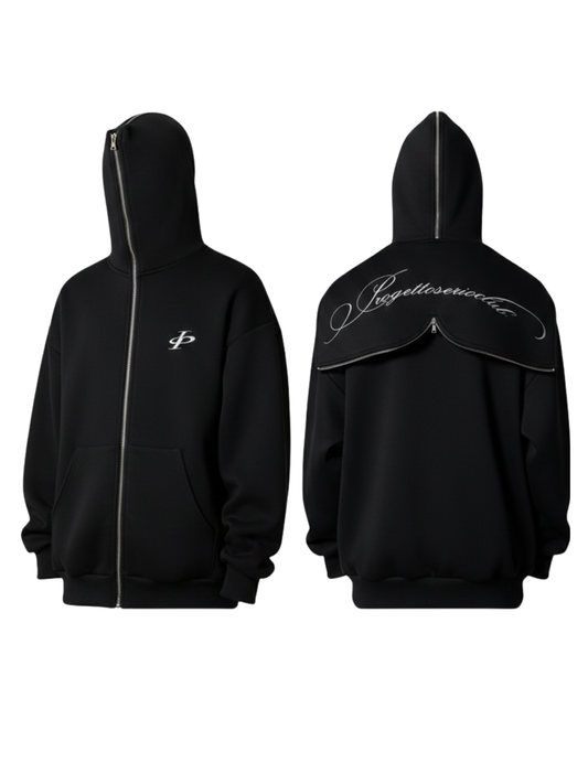 "Apex" Double-Layer Zip Hoodie