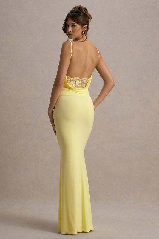 The Limoncello Backless Maxi